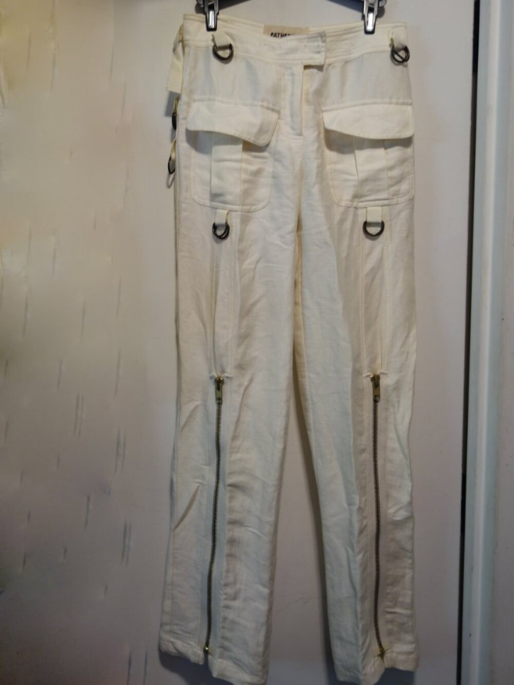 Catherine Malandrino Limited Edition Super Zipper Cargo Pants